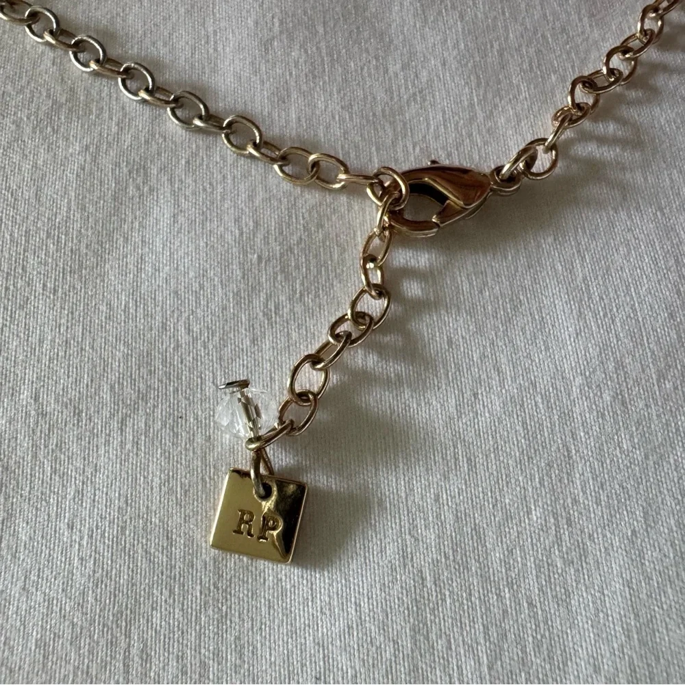 Rachel Parcell Pearl Statement Necklace Gold-Tone Adjustable - Picture 4 of 4